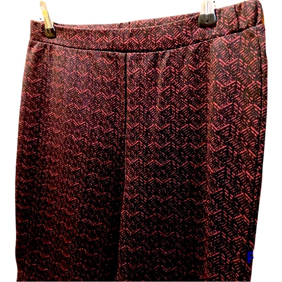 Dashed Red Stripe Leggings by Workshop Republic Clothing. Size L NWOT - Picture 2 of 3